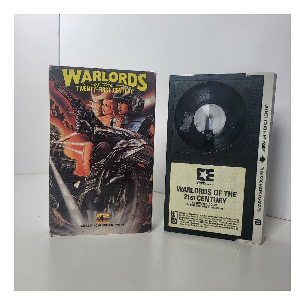 Warlords from the twenty-first century BETA Tape Betamax (Not VHS)